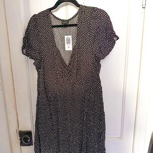 Torrid Size 2 Mini Challis Shirred Skater Dress